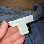 New York & Company Casual Denim/Chambray Style Dress Blue Size 2 Photo 7