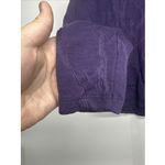 Vera Wang Simply Vera  Top XS Purple Long Sleeve  Knit Scoop Neck Photo 2