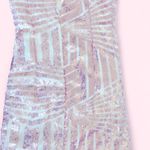 Sequin Beige Skirt Gold Size M Photo 1