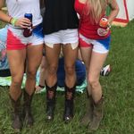 American Eagle  White Jean Shorts Photo 4