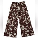 Anthropologie  Low Rise Wide Leg Pants Size 8 Floral Photo 4