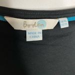 Boden Alanna black knit dress long sleeve scoop neck pockets size 10L Photo 4