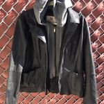 BNCI by Blanc Noir Leather Jacket With Hood Photo 0