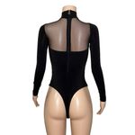 Nookie  Hypnotize Mesh Long Sleeve Bodysuit, Black, XL Photo 6