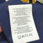 CAbi Lydia Navy Floral Chiffon Blouse Womens Large Photo 9