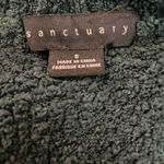 Sanctuary Teddy Sweater SMALL Jade Vneck Oversized Plush Long Line Drop Shoulder Photo 8