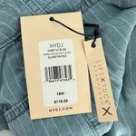 NYDJ Teresa Wide Leg Jeans size 18W Striped Light Blue Summerville Stripes NWT Photo 11