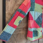 Susan Bristol Women's Crochet Cardigan Size PS Patchwork Boho Photo 1