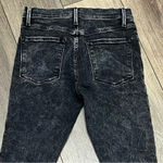 frame denim FRAME ALI High Rise Cigarette Skinny Jeans Women’s 28 Gray Acid Wash Raw Hem Photo 9