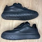 Karl Lagerfeld New!  Kup Strap Black Leather Sneakers Dad Shoes Women’s Size 9 Photo 7