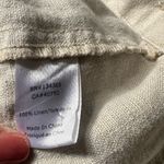 Sigrid Olsen  Light Gray Linen Capris Photo 13