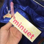 Minuet  blue tulle layers strapless dress size S Photo 3