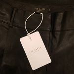 Ted Baker 💕💕 Faydell Pleather Trouser ~ Black US 8 NWT *NO BELT* Photo 15