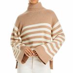 Theory Felted Wool Blend Ribbed Trim Mock Turtleneck Sweater Size Large Photo 6