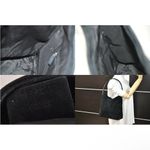 Gucci  Black Suede Bamboo Handbag EUC Photo 9