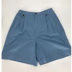 CRAZY HORSE Vintage Crazy Horse Womens Pleated High Rise 100% Cotton Chino Shorts Size 10 Photo 1