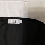 Tobi Black Y2k Style Velvet Tank Top - Large Photo 5