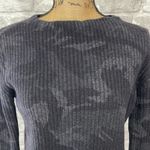 Generation Love  Distressed Gray Camo
Asymmetric Wool Blend Sweater Photo 1