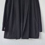 Xersion  Jacket Relaxed Black Cotton Blend Collar Pockets Women's Size Medium Photo 2