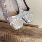 Cliffs by White Mountain Bessy Silver Bow Flats Shoes Women’s Size 8.5W Photo 5