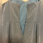 Madewell Silk Bordershine Cami Dress in Teal Size 0 Photo 6
