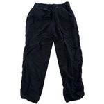 Madewell Pants Womens Small Black Tie Waist Ankle Trouser Dolphin Hem Photo 1