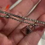 Swavorski Swarovski Silver Bracelet with Padlock Charm Photo 0