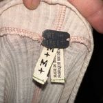 Free People We the Free ribbed cream oversized wide neck M long sleeve top Photo 2