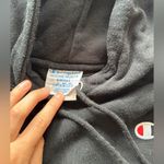 Champion S BLACK CROPPED HOODIE Photo 2
