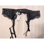 NWT Intimissimi lace babydoll set with matching panties & garter belt black sz M Size M Photo 14