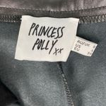 Princess Polly  Love Club Pants Black Size 4 High Waist Darting Seams Vegan Photo 8