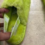 UGG  Vibrant Green Fluffy Slippers Photo 2