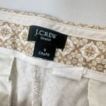 J. Crew Pants Womens 8 Beige Curvy Fit Cropped Tapered Casual Khaki Trousers Tan Photo 2