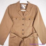 Madewell NEW Petite Long-Sleeve Tie-Waist Fatigue Jumpsuit, petite XS Photo 4