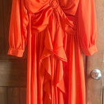 Boohoo Elegant Orange Maxi Dress by Photo 0