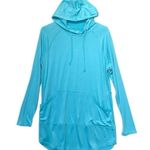 Laguna Aqua Pullover Hoodie Size Medium 8 Photo 1