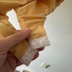 ZARA Yellow Bodysuit Sweetheart Neckline Metal Center Piece Photo 7