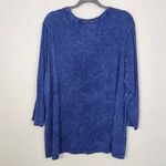 Westbound  Blue Embellished Graphic T-Shirt Size 2X Plus Size Blue Graphic Tee Photo 3