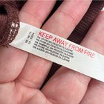 Anthropologie NWT  Daily Practice brown velour hoodie sz L Photo 3