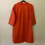 Chico's NWT Coral Pink No Iron Shirtdress Button Down Women size 1 / Medium / 8 Photo 9