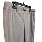 Loft AnnTaylor  Grey Pinstripe Trousers Marissa Fit Size 14 VGUC Photo 1