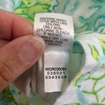 J. Jill Love Linen Green Blue Coastal Beach Preppy Sea Turtle Dress Size XS Photo 10