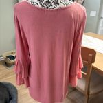 Liz Claiborne  size medium dusty pink tunic top Photo 4