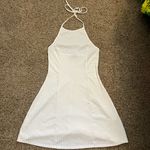 Forever 21 White ribbed halter sun dress Photo 0