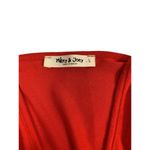 Mickey & Joey Women's Loose Crop Top Red Size L Photo 2