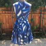 Kaya & Sloane Blue Print Voile Fit & Flare dress Photo 1