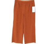 Athleta NWT  Echo Wide Leg Cropped Pants Burnt Orange Photo 1