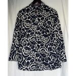 Boden Women’s Button Up Shirt Size US 6 UK 10 Navy Floral Pattern Career Office Blue Photo 0