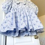 Selkie Mary Jane Puff Dress Cottagecore Milkflower Blue White Size 1X EUC Photo 2