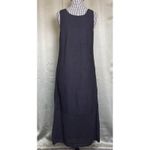 Banana Republic V-Neck Knit Tank Maxi Dress Cover-Up Black Crochet Bottom NEW! Photo 1